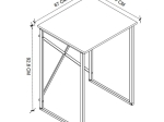 ΕΠΙΠΛΟ ΠΛΥΝΤΗΡΙΟΥ DOYLE MEGAPAP ΧΡΩΜΑ PINE OAK 67X60X92,8ΕΚ.