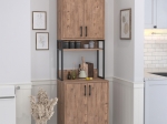 ΕΠΙΠΛΟ ΚΟΥΖΙΝΑΣ SEDEF MEGAPAP ΧΡΩΜΑ PINE OAK 61X40X202,1ΕΚ.