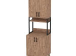 ΕΠΙΠΛΟ ΚΟΥΖΙΝΑΣ SEDEF MEGAPAP ΧΡΩΜΑ PINE OAK 61X40X202,1ΕΚ.