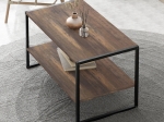 ΤΡΑΠΕΖΑΚΙ ΣΑΛΟΝΙΟΥ GIZA MEGAPAP ΧΡΩΜΑ RUSTIC ΚΑΡΥΔΙ 90,2X50,3X50,4ΕΚ.