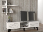 ΣΥΝΘΕΣΗ ΤΗΛΕΟΡΑΣΗΣ SALERNO MEGAPAP ΧΡΩΜΑ ΛΕΥΚΟ 180X35X51ΕΚ.