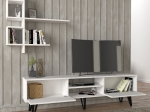 ΣΥΝΘΕΣΗ ΤΗΛΕΟΡΑΣΗΣ SALERNO MEGAPAP ΧΡΩΜΑ ΛΕΥΚΟ 180X35X51ΕΚ.
