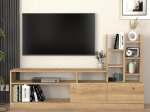 ΣΥΝΘΕΣΗ ΤΗΛΕΟΡΑΣΗΣ PESARO MEGAPAP ΧΡΩΜΑ SEPET OAK 165X25X91,3ΕΚ.
