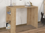 ΓΡΑΦΕΙΟ ΕΡΓΑΣΙΑΣ NETENIA MEGAPAP ΑΠΟ ΜΕΛΑΜΙΝΗ ΧΡΩΜΑ SAPPHIRE OAK 90X40X74ΕΚ.
