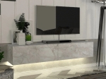 ΕΠΙΠΛΟ ΤΗΛΕΟΡΑΣΗΣ ΕΠΙΤΟΙΧΙΟ ARISTO MEGAPAP ΜΕ LED ΧΡΩΜΑ ΛΕΥΚΟ ΕΦΕ ΜΑΡΜΑΡΟΥ 135X31,6X25ΕΚ.