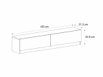 ΕΠΙΠΛΟ ΤΗΛΕΟΡΑΣΗΣ AHENK MEGAPAP ΧΡΩΜΑ ΚΑΡΥΔΙ 160X31,3X32,9ΕΚ.
