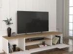 ΕΠΙΠΛΟ ΤΗΛΕΟΡΑΣΗΣ FEDYA MEGAPAP ΧΡΩΜΑ ΛΕΥΚΟ - SAPPHIRE OAK 180X45X44,6ΕΚ.