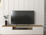 ΕΠΙΠΛΟ ΤΗΛΕΟΡΑΣΗΣ FEDYA MEGAPAP ΧΡΩΜΑ ΛΕΥΚΟ - SAPPHIRE OAK 180X45X44,6ΕΚ.