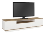 ΕΠΙΠΛΟ ΤΗΛΕΟΡΑΣΗΣ FEDYA MEGAPAP ΧΡΩΜΑ ΛΕΥΚΟ - SAPPHIRE OAK 180X45X44,6ΕΚ.