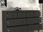 ΣΥΡΤΑΡΙΕΡΑ - ΜΠΟΥΦΕΣ SABINA MEGAPAP ΧΡΩΜΑ ΑΝΘΡΑΚΙ 160X50X96ΕΚ.