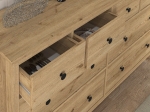 ΣΥΡΤΑΡΙΕΡΑ - ΜΠΟΥΦΕΣ SABINA MEGAPAP ΧΡΩΜΑ SEPET OAK 160X50X96ΕΚ.