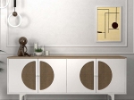ΜΠΟΥΦΕΣ AURETA MEGAPAP ΧΡΩΜΑ ΛΕΥΚΟ - SAPPHIRE OAK 180X45X75ΕΚ.