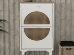 ΠΑΠΟΥΤΣΟΘΗΚΗ AURETA MEGAPAP ΧΡΩΜΑ ΛΕΥΚΟ - SAPPHIRE OAK 56X29,6X100,7ΕΚ.