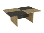 ΤΡΑΠΕΖΑΚΙ ΣΑΛΟΝΙΟΥ VENITA MEGAPAP ΧΡΩΜΑ SAPPHIRE OAK - ΑΝΘΡΑΚΙ 90X60X33,8ΕΚ.