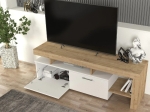 ΕΠΙΠΛΟ ΤΗΛΕΟΡΑΣΗΣ ACNES MEGAPAP ΧΡΩΜΑ ΛΕΥΚΟ - SAPPHIRE OAK 160X40X53ΕΚ.