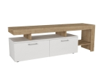 ΕΠΙΠΛΟ ΤΗΛΕΟΡΑΣΗΣ ACNES MEGAPAP ΧΡΩΜΑ ΛΕΥΚΟ - SAPPHIRE OAK 160X40X53ΕΚ.