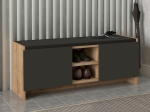 ΠΑΠΟΥΤΣΟΘΗΚΗ VERLY MEGAPAP ΧΡΩΜΑ SAPPHIRE OAK - ΑΝΘΡΑΚΙ 110X33,2X43ΕΚ.