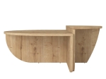 ΤΡΑΠΕΖΑΚΙ ΣΑΛΟΝΙΟΥ NILVIA MEGAPAP ΧΡΩΜΑ SAPPHIRE OAK Ø85X35ΕΚ.