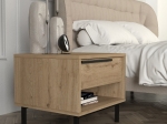 ΚΟΜΟΔΙΝΟ SUZY MEGAPAP ΧΡΩΜΑ SEPET OAK 50X45X41,6ΕΚ.