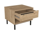 ΚΟΜΟΔΙΝΟ SUZY MEGAPAP ΧΡΩΜΑ SEPET OAK 50X45X41,6ΕΚ.