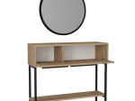 ΚΟΝΣΟΛΑ ΜΕ ΚΑΘΡΕΠΤΗ SUZY MEGAPAP ΧΡΩΜΑ SEPET OAK 90X29,6X76ΕΚ.