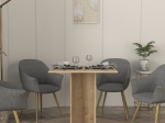 ΤΡΑΠΕΖΙ ALLOS MEGAPAP ΧΡΩΜΑ SAPPHIRE OAK 75X75X77ΕΚ.
