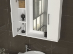 ΚΑΘΡΕΠΤΗΣ ΜΠΑΝΙΟΥ SURRA ΜEGAPAP ΧΡΩΜΑ ΛΕΥΚΟ 65X15,3X65ΕΚ.