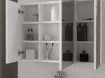 ΚΑΘΡΕΠΤΗΣ ΜΠΑΝΙΟΥ BASE ΜEGAPAP ΧΡΩΜΑ ΛΕΥΚΟ 90X17,1X65ΕΚ.
