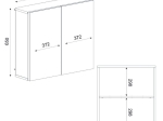 ΚΑΘΡΕΠΤΗΣ ΜΠΑΝΙΟΥ BINARY ΜEGAPAP ΧΡΩΜΑ ΛΕΥΚΟ 75X17,2X65ΕΚ.