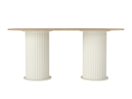 ΤΡΑΠΕΖΙ BOHEMA MEGAPAP ΧΡΩΜΑ IVORY - SEPET OAK 180X90X77,7ΕΚ.