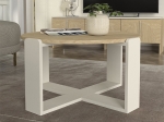 ΤΡΑΠΕΖΑΚΙ ΣΑΛΟΝΙΟΥ REBEL MEGAPAP ΧΡΩΜΑ ROTA OAK - SANDSTONE Ø70X38ΕΚ.