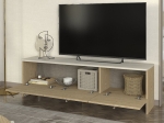 ΕΠΙΠΛΟ ΤΗΛΕΟΡΑΣΗΣ REBEL MEGAPAP ΧΡΩΜΑ ROTA OAK - SANDSTONE 150X35X45ΕΚ.