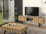 ΤΡΑΠΕΖΑΚΙ ΣΑΛΟΝΙΟΥ GEMMA MEGAPAP ΧΡΩΜΑ SEPET OAK 90X59,6X36,8ΕΚ.