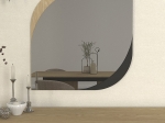 ΚΑΘΡΕΠΤΗΣ ΤΟΙΧΟΥ LAVA ΜEGAPAP ΧΡΩΜΑ ROTA OAK - ΑΝΘΡΑΚΙ 70X2,2X70ΕΚ.