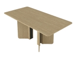 ΤΡΑΠΕΖΙ LAVA MEGAPAP ΧΡΩΜΑ ROTA OAK - ΑΝΘΡΑΚΙ 180X90X76,8ΕΚ.