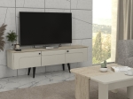 ΕΠΙΠΛΟ ΤΗΛΕΟΡΑΣΗΣ SEVILLA MEGAPAP ΧΡΩΜΑ SANDSTONE - TRAVERTINE 150X35X45,6ΕΚ.