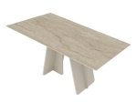 ΤΡΑΠΕΖΙ SEVILLA MEGAPAP ΧΡΩΜΑ SANDSTONE - TRAVERTINE 180X90X75ΕΚ.
