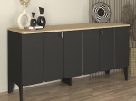 ΜΠΟΥΦΕΣ PEDRO MEGAPAP ΧΡΩΜΑ ΑΝΘΡΑΚΙ - ROTA OAK 150X45X75ΕΚ.