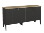 ΜΠΟΥΦΕΣ PEDRO MEGAPAP ΧΡΩΜΑ ΑΝΘΡΑΚΙ - ROTA OAK 150X45X75ΕΚ.