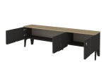 ΕΠΙΠΛΟ ΤΗΛΕΟΡΑΣΗΣ PEDRO MEGAPAP ΧΡΩΜΑ ΑΝΘΡΑΚΙ - ROTA OAK 180X35X50,7ΕΚ.