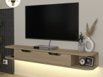 ΕΠΙΠΛΟ ΤΗΛΕΟΡΑΣΗΣ ΕΠΙΤΟΙΧΙΟ NOLAND MEGAPAP ΜΕ LED ΧΡΩΜΑ ROTA OAK 150X35X19,2ΕΚ.
