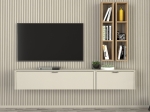 ΣΥΝΘΕΣΗ ΤΗΛΕΟΡΑΣΗΣ ΕΠΙΤΟΙΧΙΑ EDGAR ΧΡΩΜΑ SANDSTONE - SEPET OAK 198,4X29,6X148,5ΕΚ.