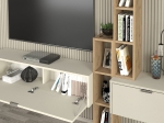 ΣΥΝΘΕΣΗ ΤΗΛΕΟΡΑΣΗΣ ΕΠΙΤΟΙΧΙΑ EDGAR ΧΡΩΜΑ SANDSTONE - SEPET OAK 198,4X29,6X148,5ΕΚ.