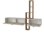 ΣΥΝΘΕΣΗ ΤΗΛΕΟΡΑΣΗΣ ΕΠΙΤΟΙΧΙΑ EDGAR ΧΡΩΜΑ SANDSTONE - SEPET OAK 198,4X29,6X148,5ΕΚ.
