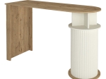 ΤΡΑΠΕΖΙ ΜΠΑΡ BOHEMA MEGAPAP ΧΡΩΜΑ SEPET OAK - IVORY 150X51,6X101,8ΕΚ.
