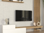 ΣΥΝΘΕΣΗ ΤΗΛΕΟΡΑΣΗΣ DUMONT MEGAPAP ΧΡΩΜΑ ΛΕΥΚΟ - SEPET OAK 240X36,8X200ΕΚ.