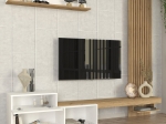 ΣΥΝΘΕΣΗ ΤΗΛΕΟΡΑΣΗΣ DUMONT MEGAPAP ΧΡΩΜΑ ΛΕΥΚΟ - SEPET OAK 240X36,8X200ΕΚ.