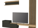 ΣΥΝΘΕΣΗ ΤΗΛΕΟΡΑΣΗΣ DUMONT MEGAPAP ΧΡΩΜΑ ΑΝΘΡΑΚΙ - SEPET OAK 240X36,8X200ΕΚ.