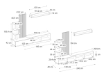 ΣΥΝΘΕΣΗ ΤΗΛΕΟΡΑΣΗΣ VERMONT MEGAPAP ΧΡΩΜΑ ΛΕΥΚΟ - SEPET OAK 240X40X192ΕΚ.