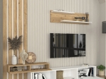 ΣΥΝΘΕΣΗ ΤΗΛΕΟΡΑΣΗΣ ROSALINE MEGAPAP ΧΡΩΜΑ ΛΕΥΚΟ - SEPET OAK 233X31,3X196,8ΕΚ.